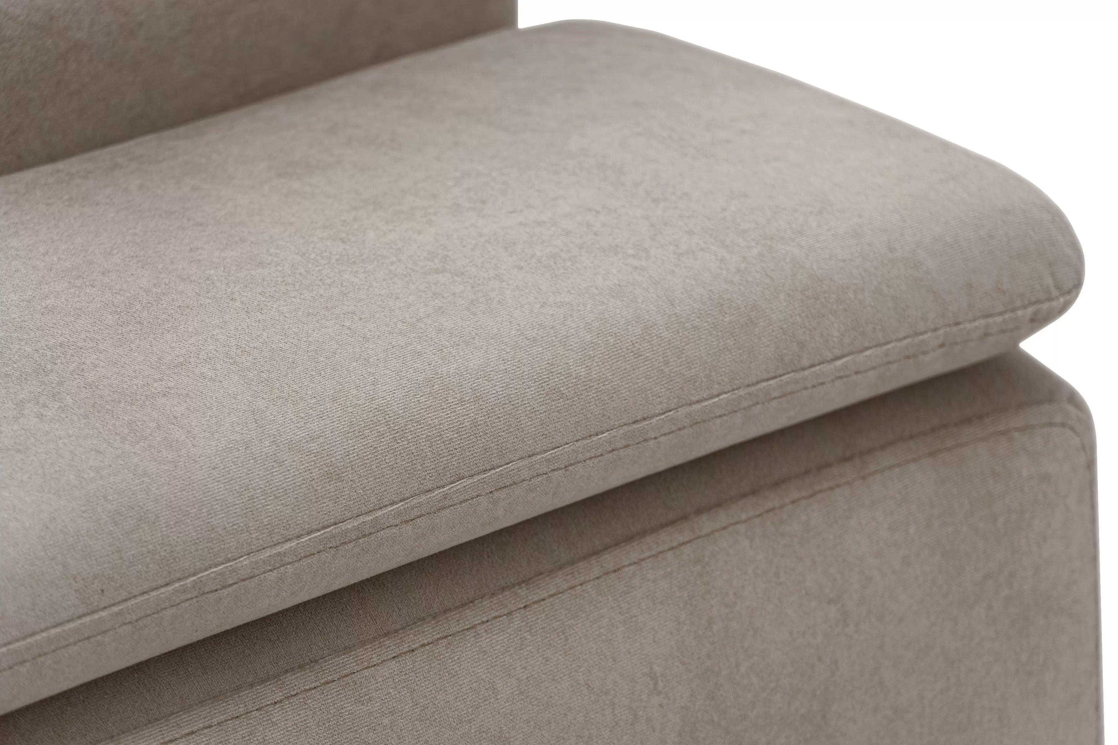 Rohová pohovka Monrose L levá s funkcí spánku - béžový welvet Zetta 291 Rohová sedací souprava Monrose L rozkládací levá - béžová welwet latwoczyszczacy Zetta 291