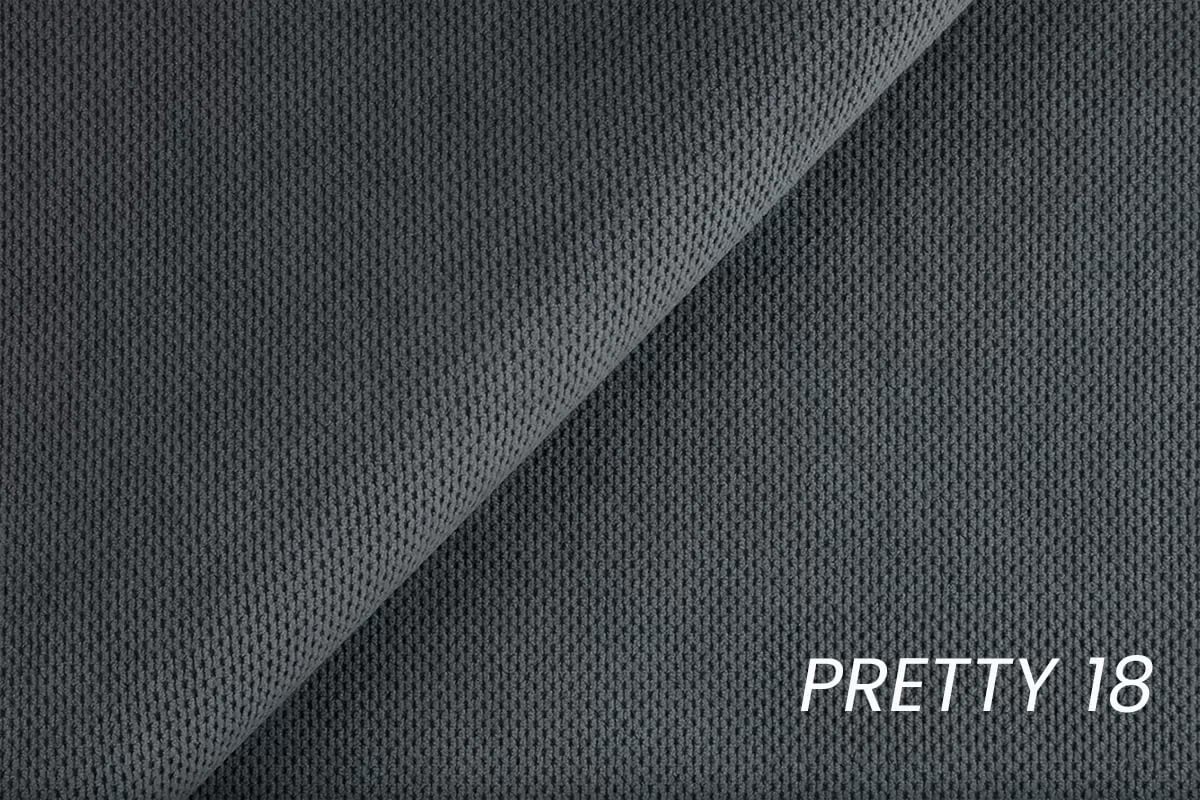 Rohová sedačka Nardo L s rozkladom ľavostranná - tmavosivý plyš Pretty 18 Rohová sedacia súprava Nardo L s funkciou spánku Ľavá strana - Tmavý šedý plusz Pretty 18