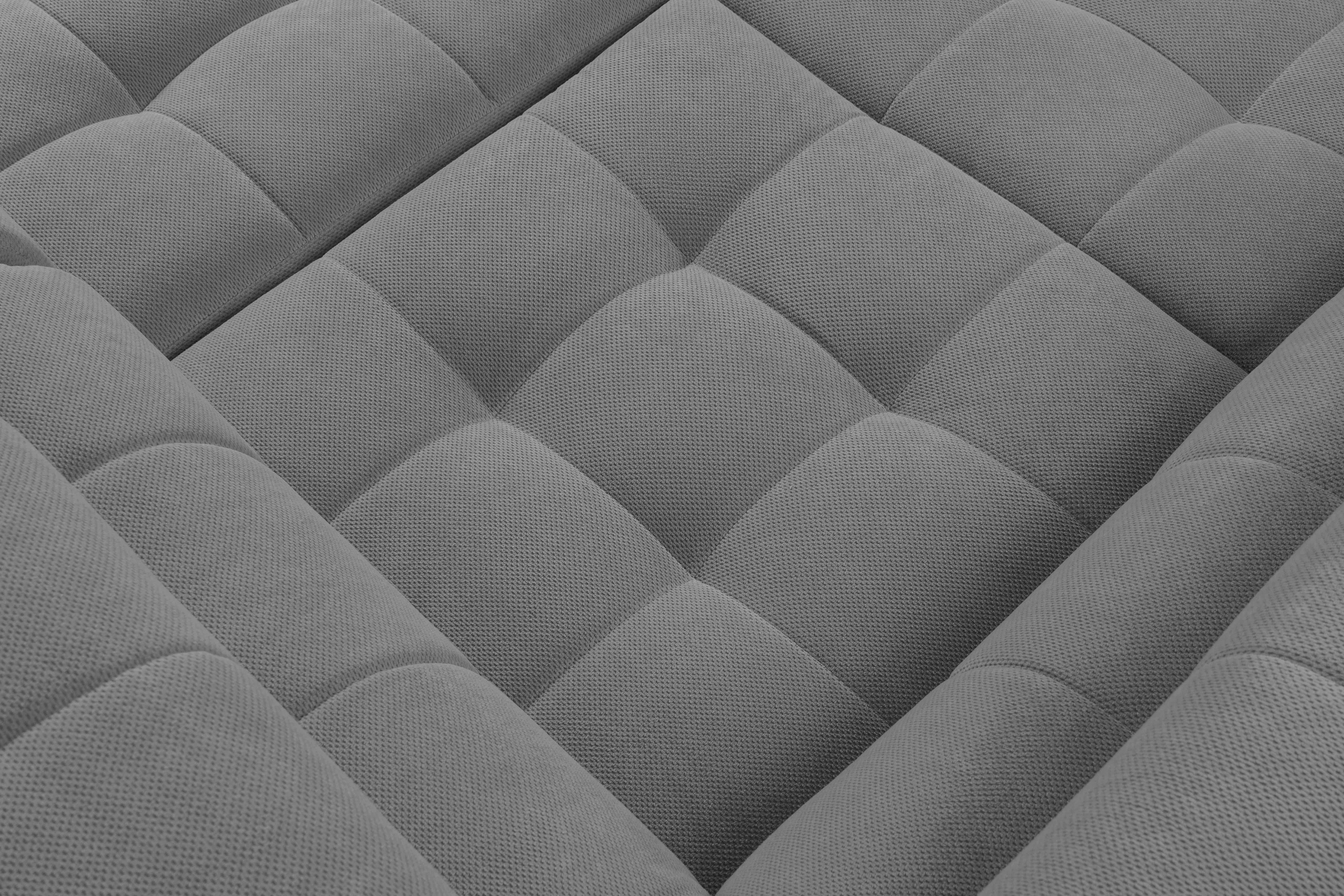 Rozkladacia rohová sedacia súprava Nardo L ľavá - sivý plyš Pretty 17 Rohová sedacia súprava Nardo L s funkciou spánku Ľavá strana - šedý plusz Pretty 17 