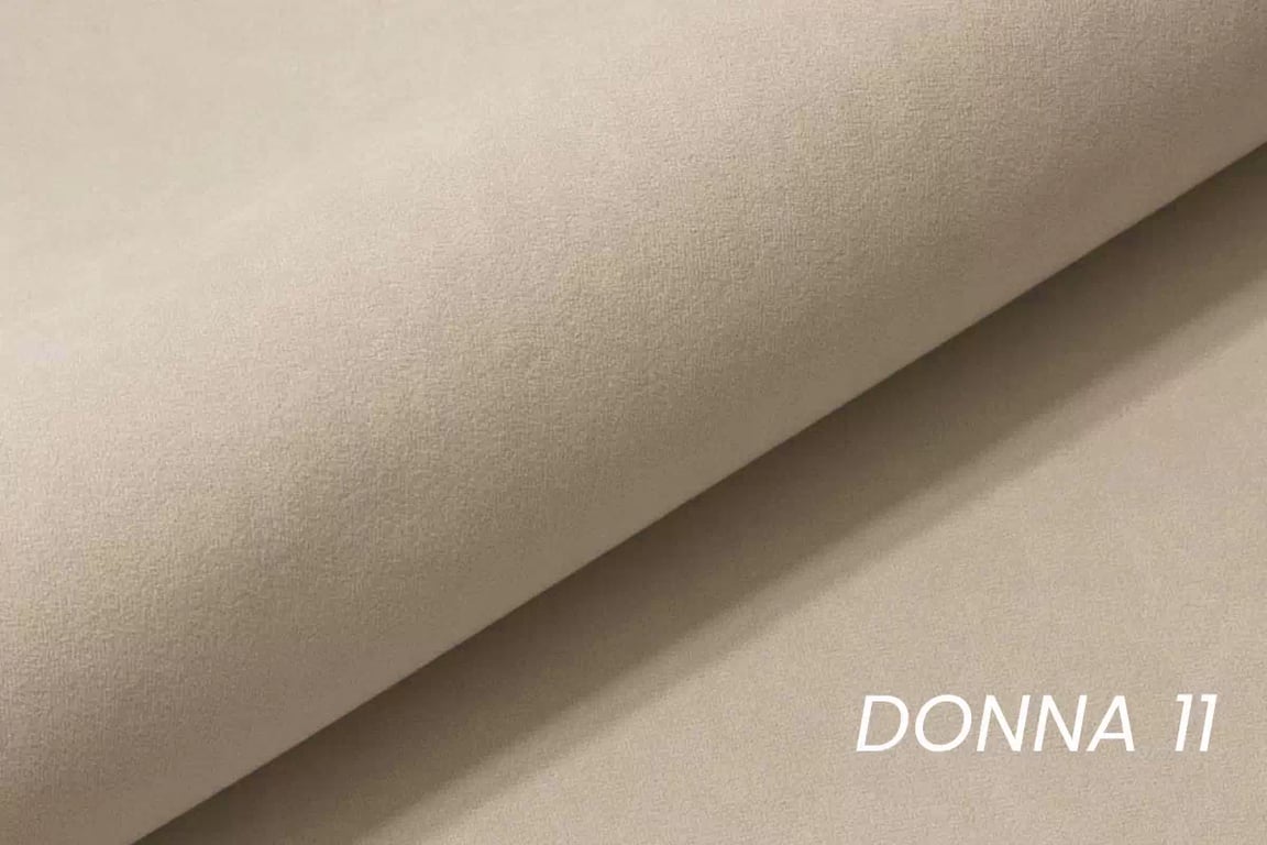 Rohová sedačka Nardo L pravá s funkcí spaní - béžový samet Donna 11 Rohová sedací souprava Nardo L rozkládací pravá - béžová samet Donna 11