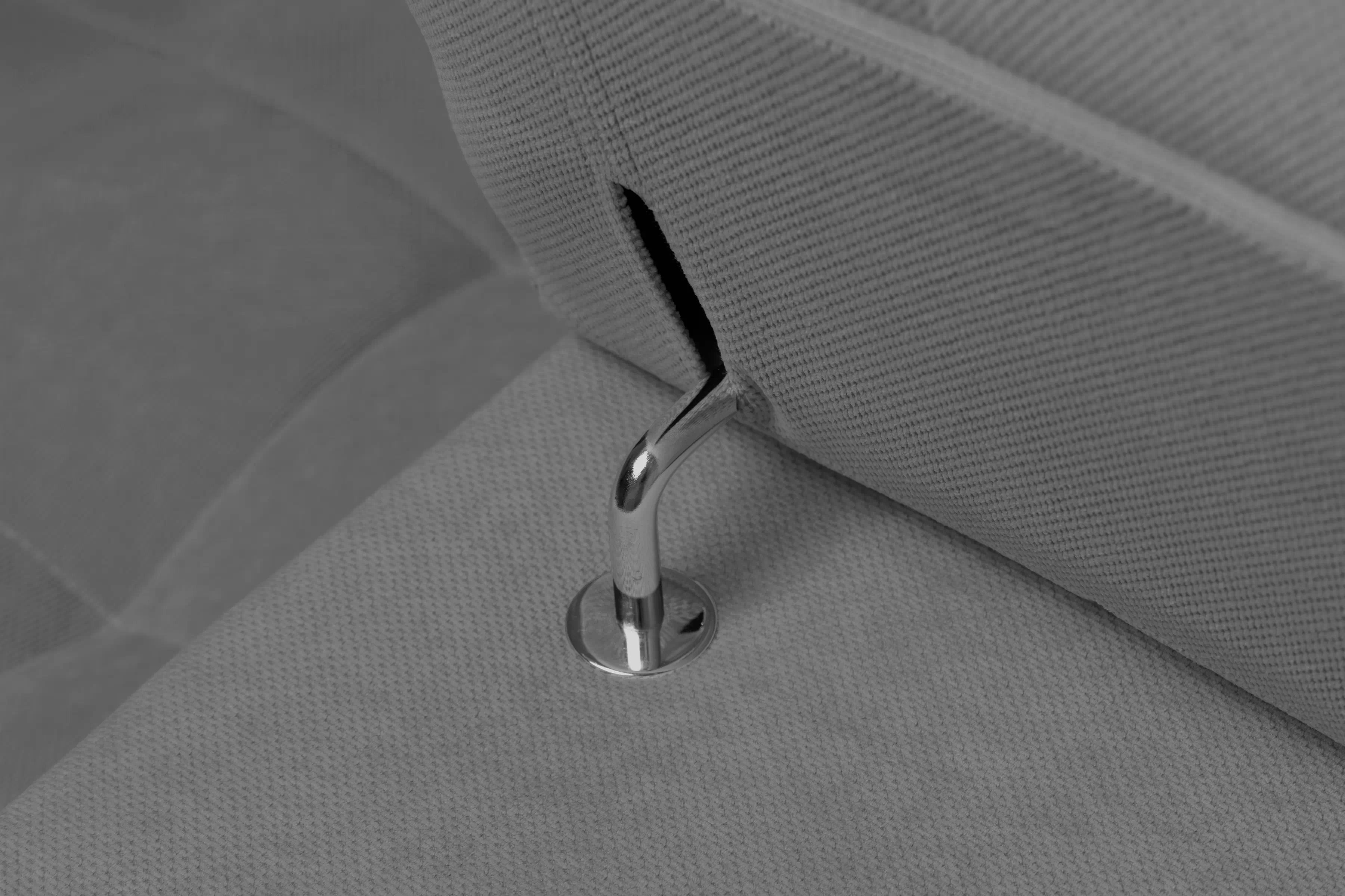 Rohová sedačka Nardo L s rozkladom pravostranná - sivý plyš Pretty 17 Rohová sedacia súprava Nardo L s funkciou spánku pravá strana - šedý plusz Pretty 17