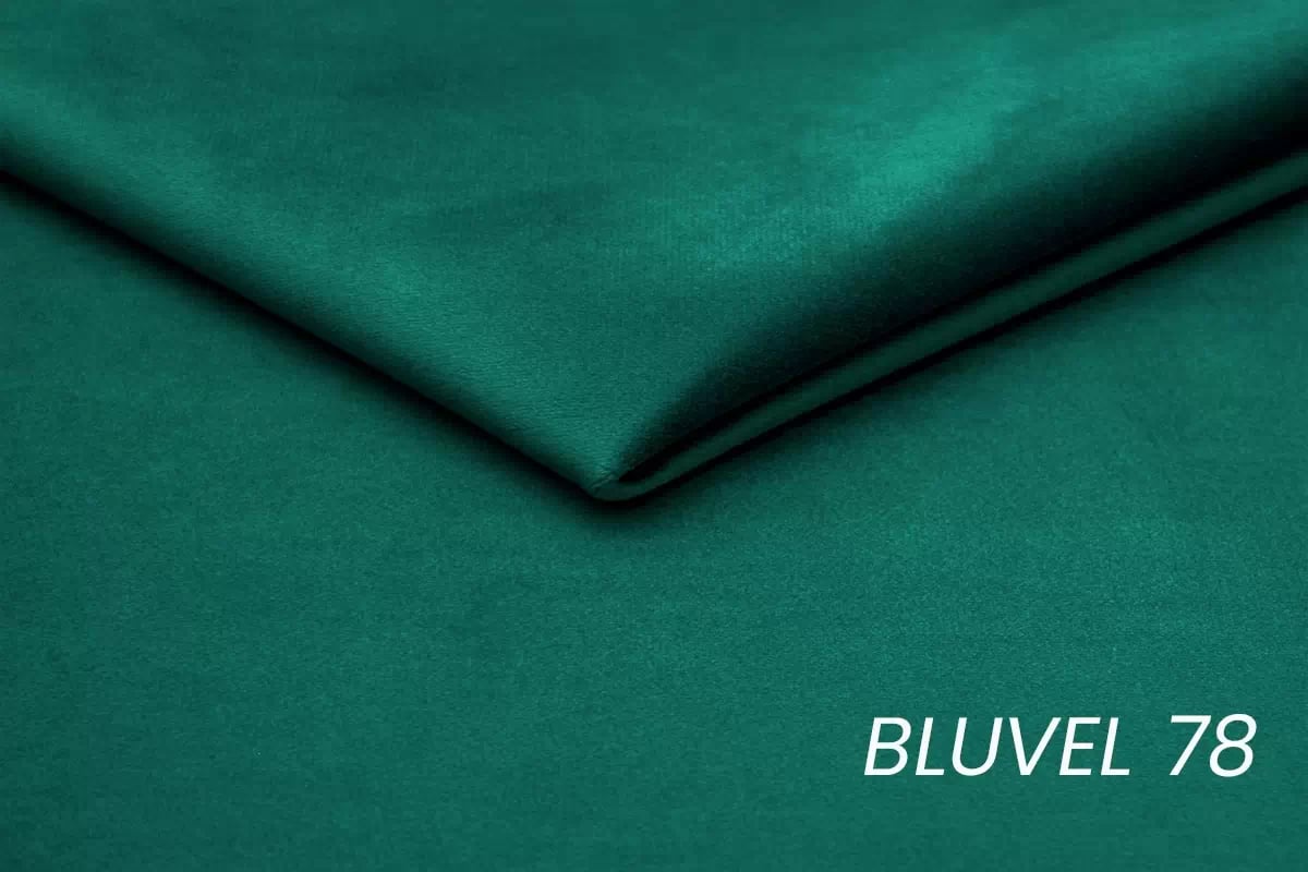 Rozkladacia rohová sedacia súprava Nardo L pravá - zelený zamat Bluvel 78 Rohová sedacia súprava Nardo L s funkciou spánku pravá strana - Zelený velúr Bluvel 78