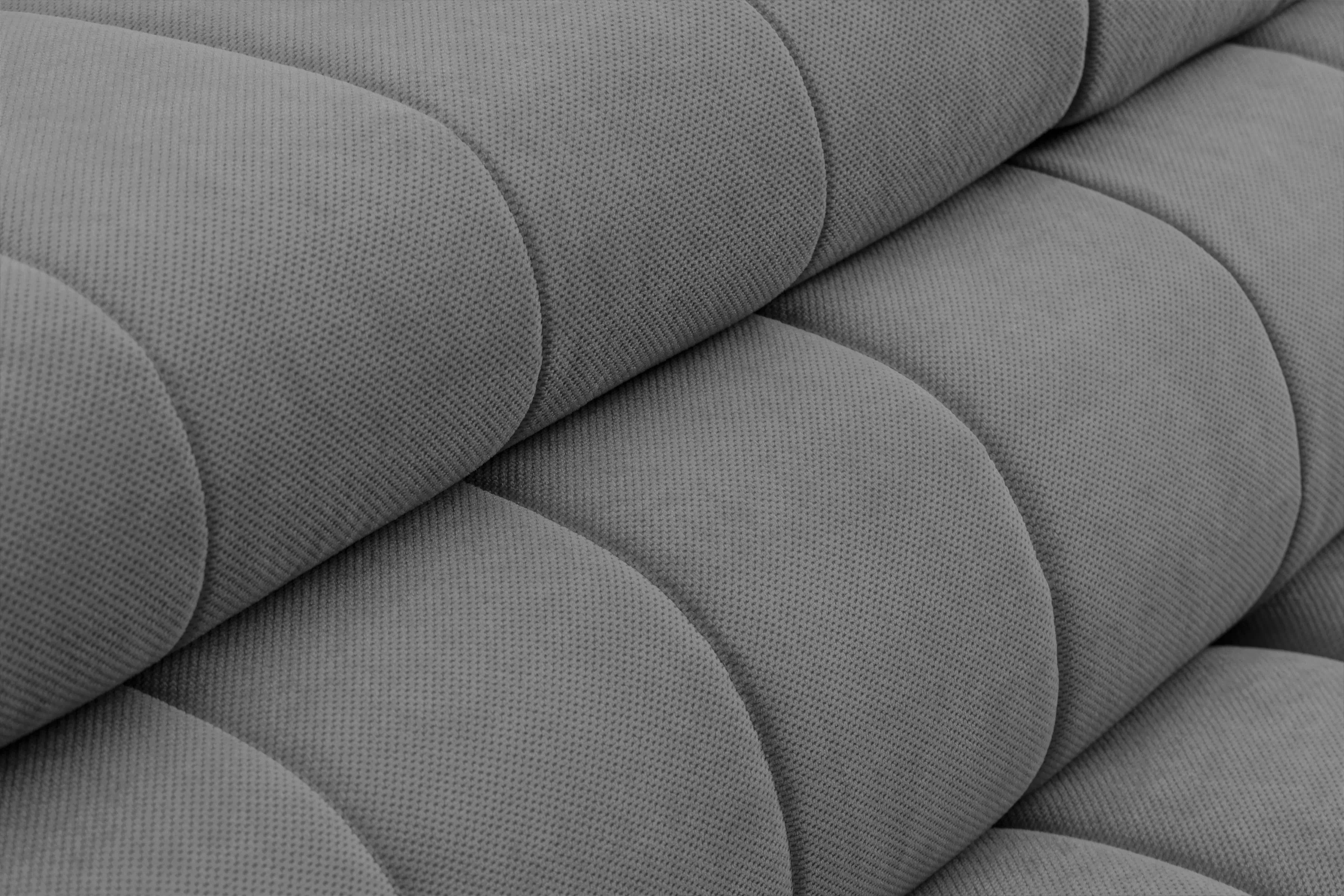 Rohová sedačka Nardo Maxi s funkciou spania ľavá - sivý plyš Pretty 17 Rohová sedacia súprava Nardo Maxi s funkciou spánku Ľavá strana - šedý plusz Pretty 17