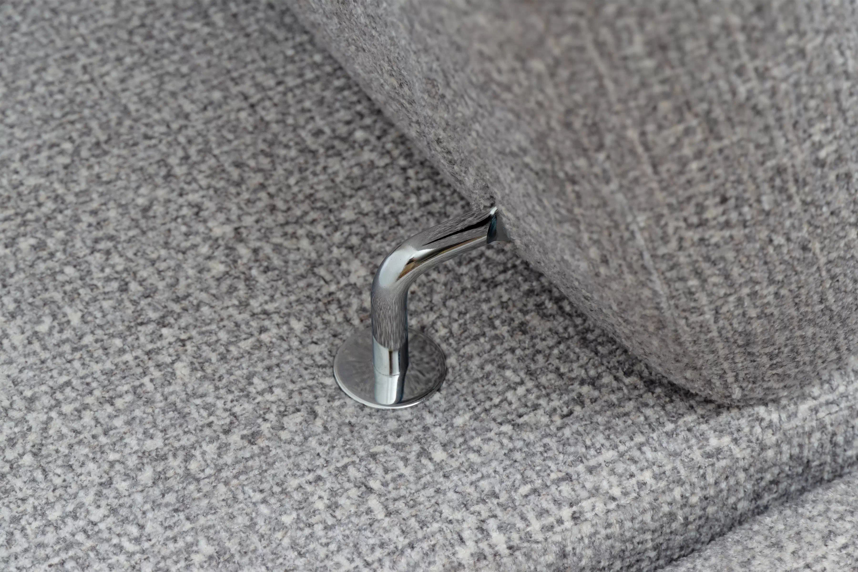 Rozkládací rohová sedací souprava Nardo Maxi pravá - šedá Taro 11 Rohová sedací souprava Nardo Maxi rozkládací pravá - šedá šenil latwoczyszczacy Taro 11 