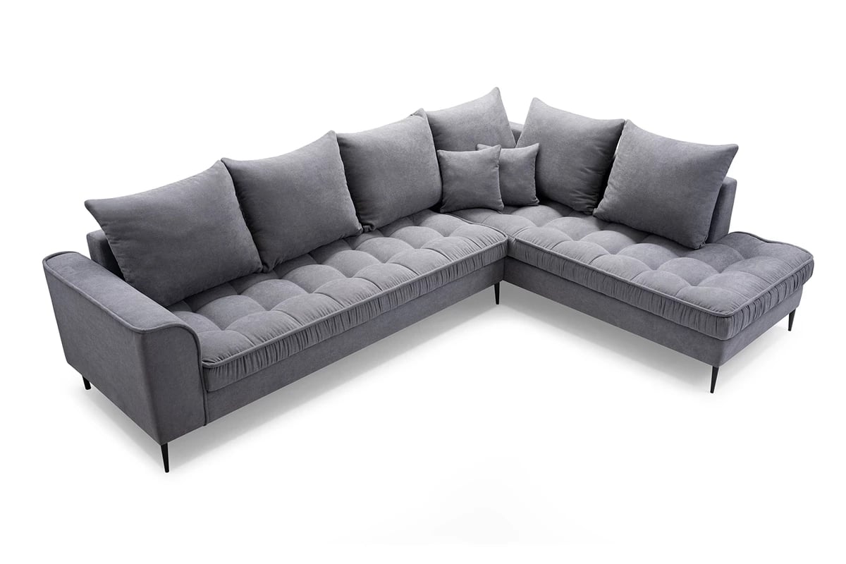 Rohová sedací souprava Lena - prošívaná Rohová sedací souprava pikowany 