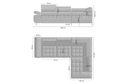 Rohová sedací souprava pravá rozkladany pro obývacího pokoje Tyrion L - béžová šenil Ditra New 20 Rohová sedací souprava pravá rozkladany pro obývacího pokoje Tyrion L - béžová šenil Ditra New 20