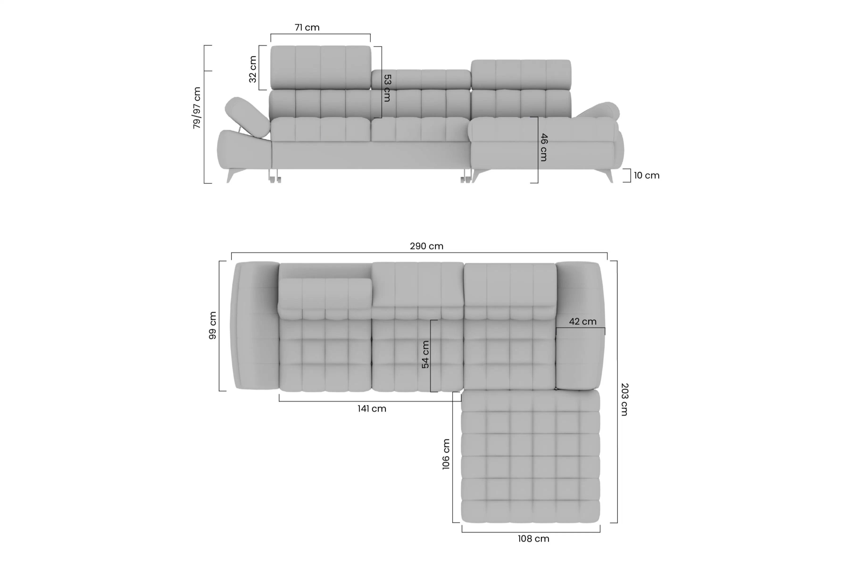 Rohová pohovka Valoris Mini pravá s funkcí spánku - béžový szenil Perfect Harmony 07 Rohová sedací souprava pravá rozkládací Valoris Mini - béžová šenil Perfect harmony 07