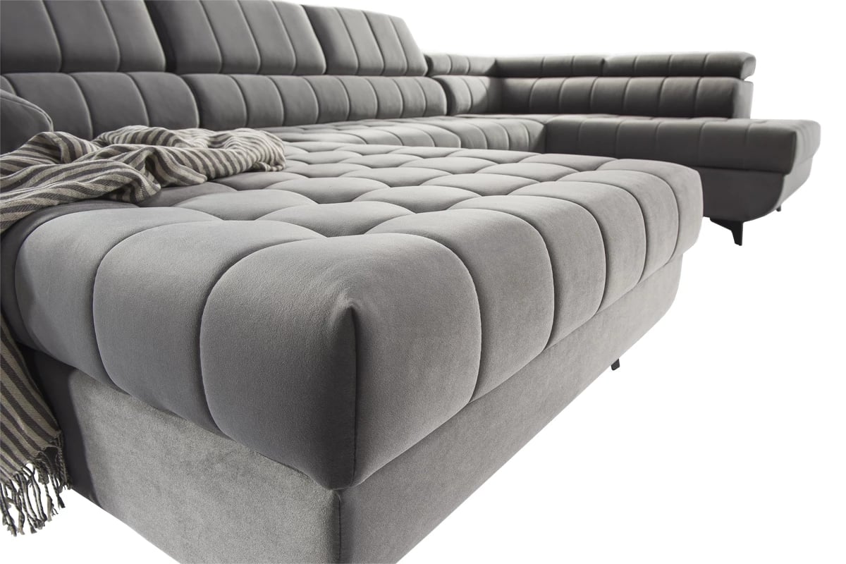 Rohová sedacia súprava Dragonis U II Štýlové prešívanie