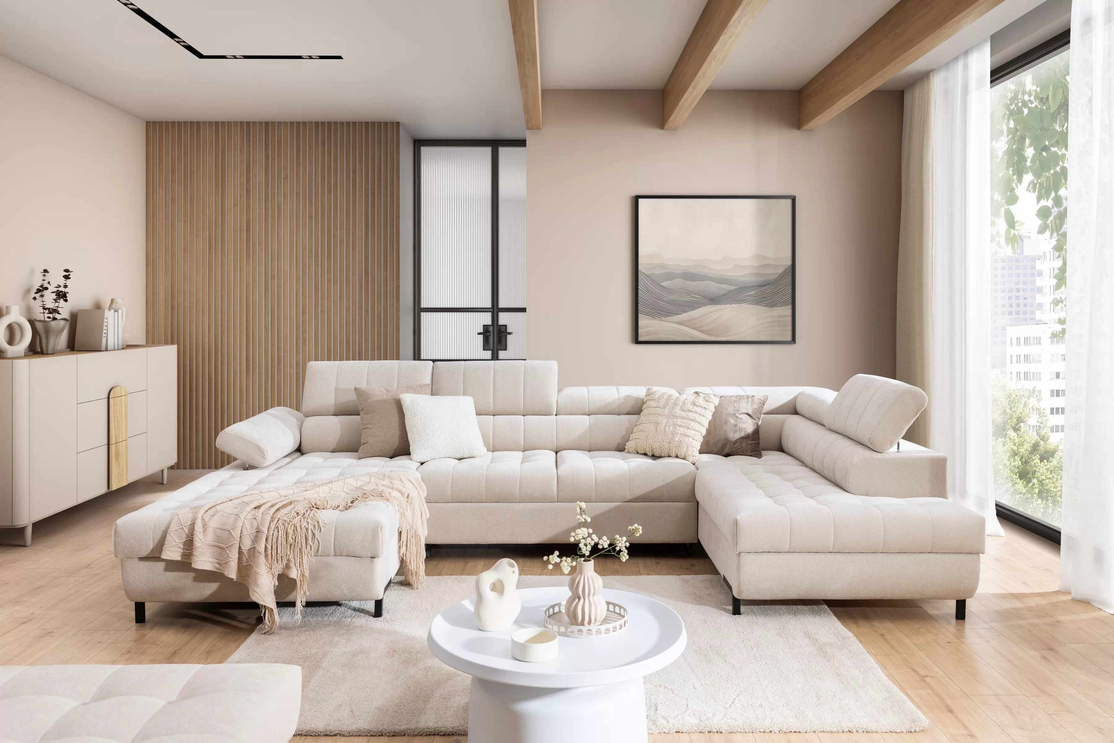 Rozkládací rohová sedací souprava Tyrion U II Rohová sedací souprava rozkladany pro obývacího pokoje Tyrion U II