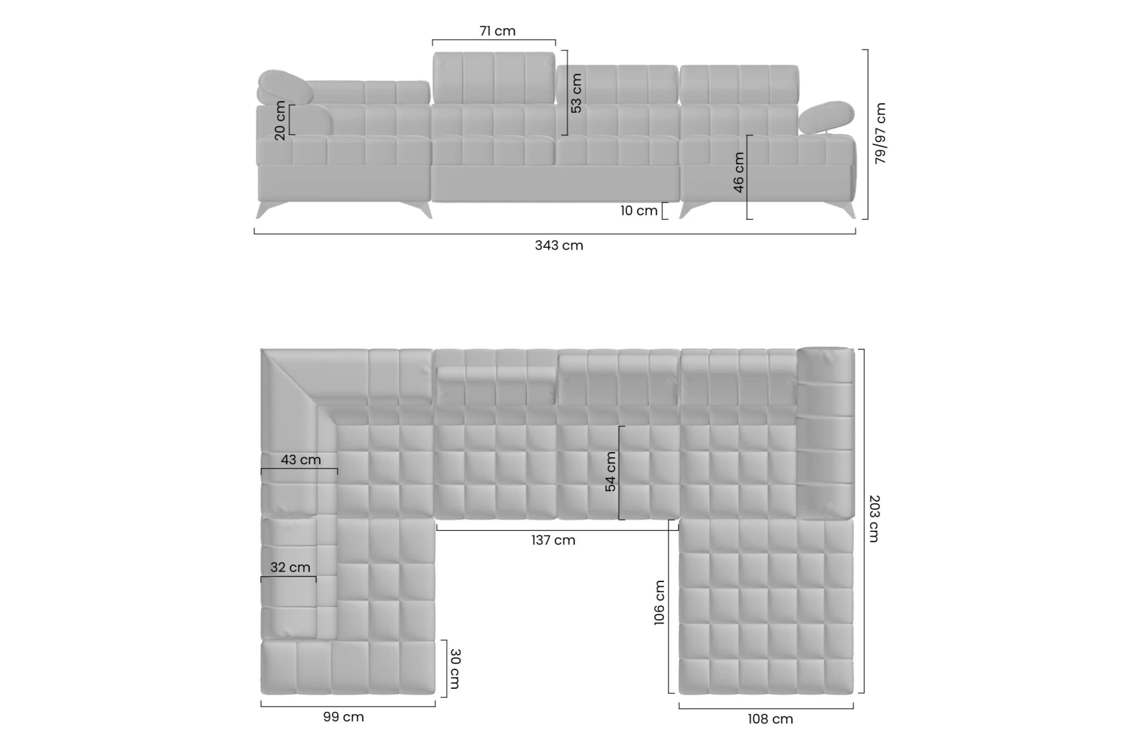 Rohová sedacia súprava Dragonis U II Rohová sedacia súprava rozkladany Dragonis U II do obývacej izby 