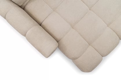 Rohová sedačka Sorenio s funkciou spania ľavá - béžová pletenina Murano 833 Rohová sedacia súprava Sorenio s funkciou spánku Ľavá strana - Béžová plecionka Murano 833