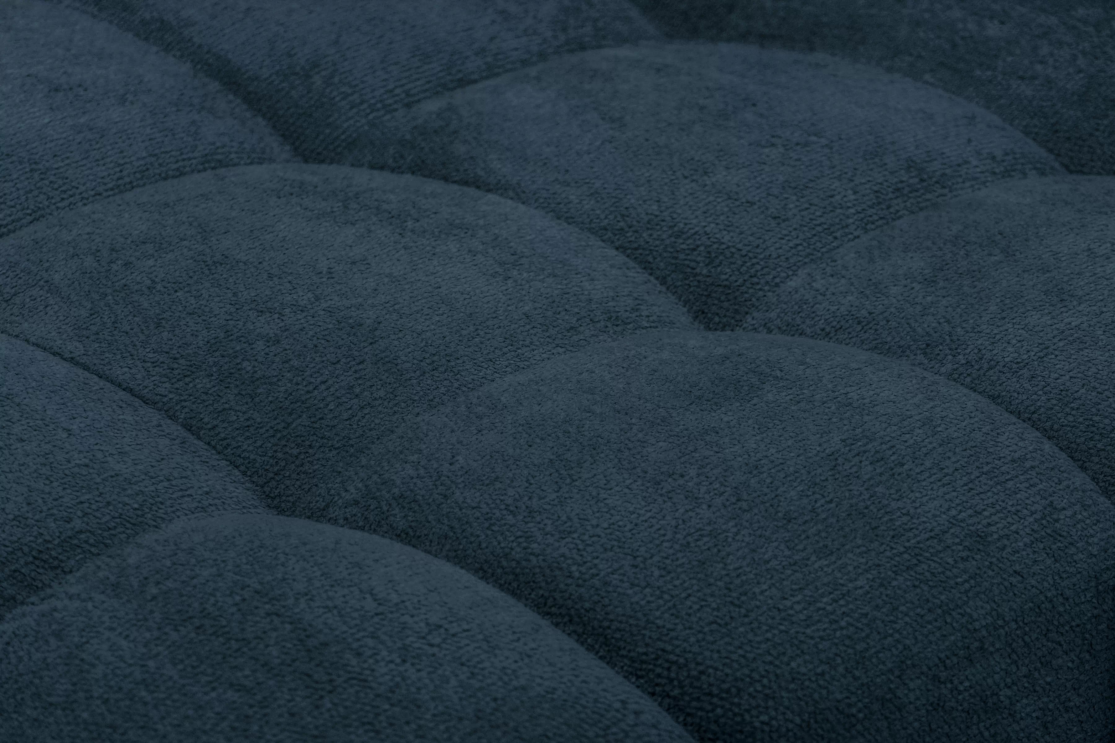 Rohová sedacia súprava Sorenio s funkciou spánku Ľavá strana - námornícka modrá plecionka Murano 843 Rohová sedacia súprava Sorenio s funkciou spánku Ľavá strana - námornícka modrá plecionka Murano 843