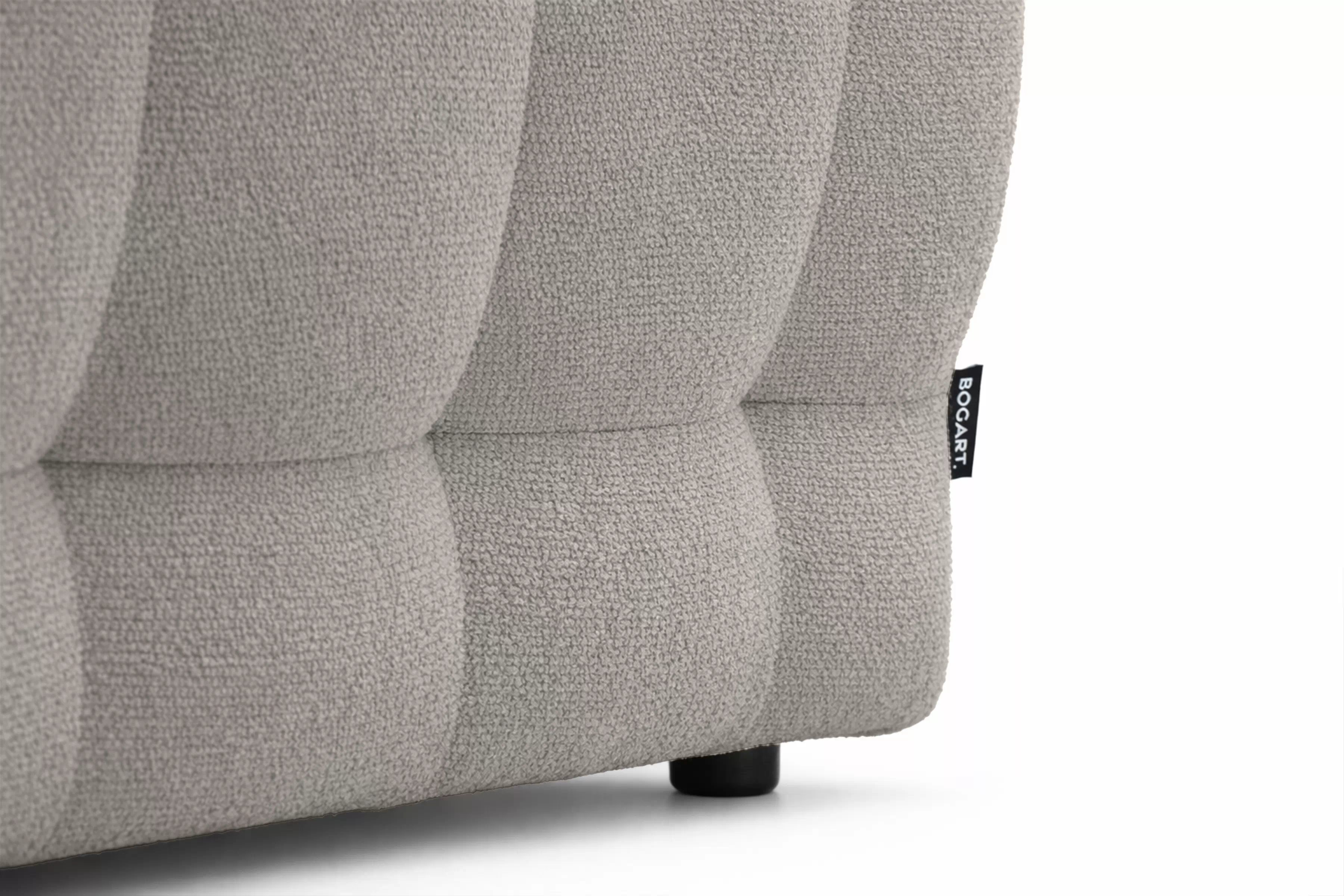 Rohová sedačka Sorenio s funkciou spania ľavá - šedá pletenina Murano 847 Rohová sedacia súprava Sorenio s funkciou spánku Ľavá strana - šedá plecionka Murano 847