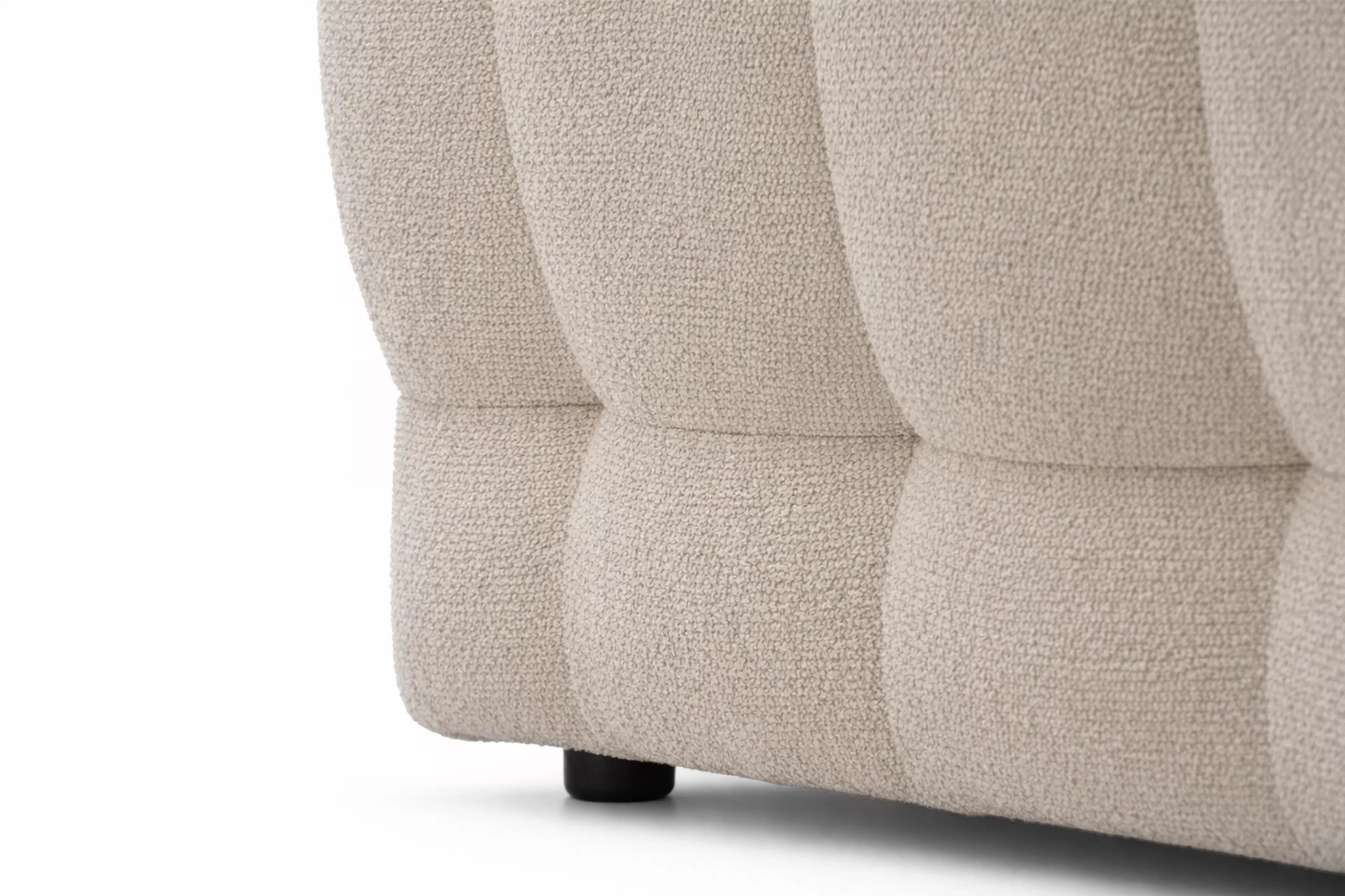 Rohová sedačka Sorenio s funkciou spania pravá - béžová pletenina Murano 833 Rohová sedacia súprava Sorenio s funkciou spánku pravá strana - Béžová plecionka Murano 833