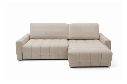 Rohová sedačka Sorenio s funkciou spania pravá - béžová pletenina Murano 833 Rohová sedacia súprava Sorenio s funkciou spánku pravá strana - Béžová plecionka Murano 833