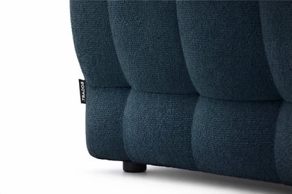 Rohová sedačka Sorenio s funkciou spania pravá - granátová pletenina Murano 843 Rohová sedacia súprava Sorenio s funkciou spánku pravá strana - námornícka modrá plecionka Murano 843