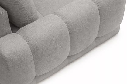 Rohová sedačka Sorenio s funkciou spania pravá - šedá pletenina Murano 847 Rohová sedacia súprava Sorenio s funkciou spánku pravá strana - šedá plecionka Murano 847