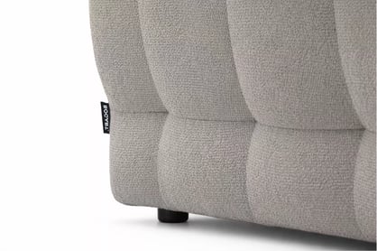 Rohová sedačka Sorenio s funkciou spania pravá - šedá pletenina Murano 847 Rohová sedacia súprava Sorenio s funkciou spánku pravá strana - šedá plecionka Murano 847