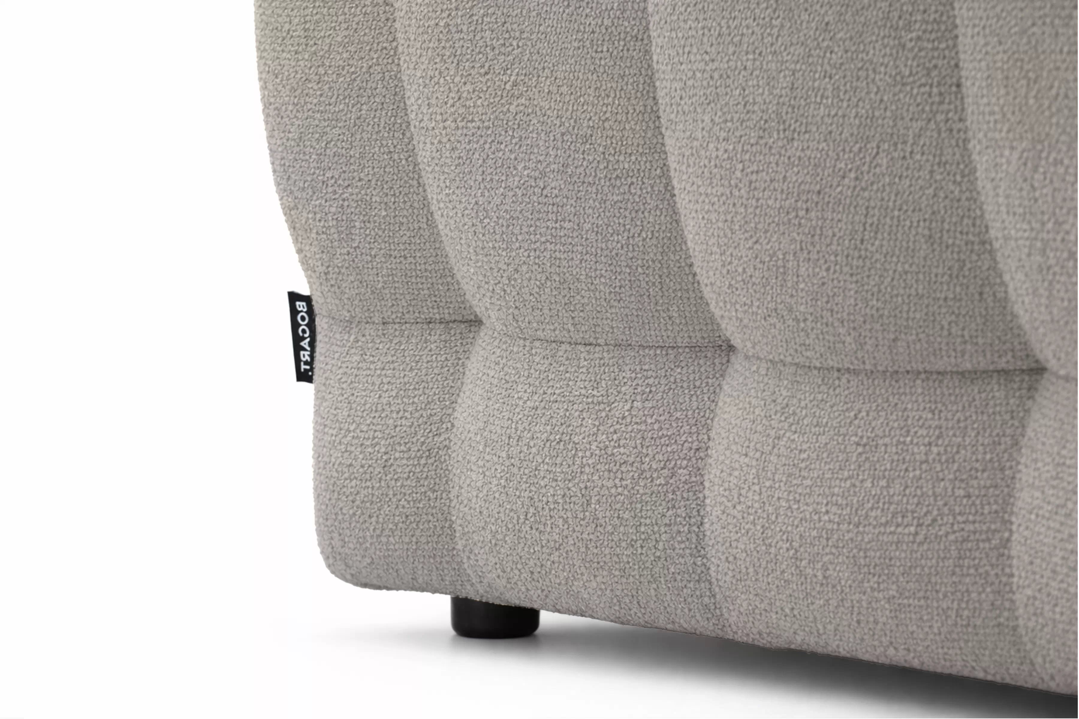 Rohová sedačka Sorenio s funkciou spania pravá - šedá pletenina Murano 847 Rohová sedacia súprava Sorenio s funkciou spánku pravá strana - šedá plecionka Murano 847