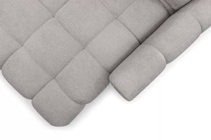 Rohová sedačka Sorenio s funkciou spania pravá - šedá pletenina Murano 847 Rohová sedacia súprava Sorenio s funkciou spánku pravá strana - šedá plecionka Murano 847