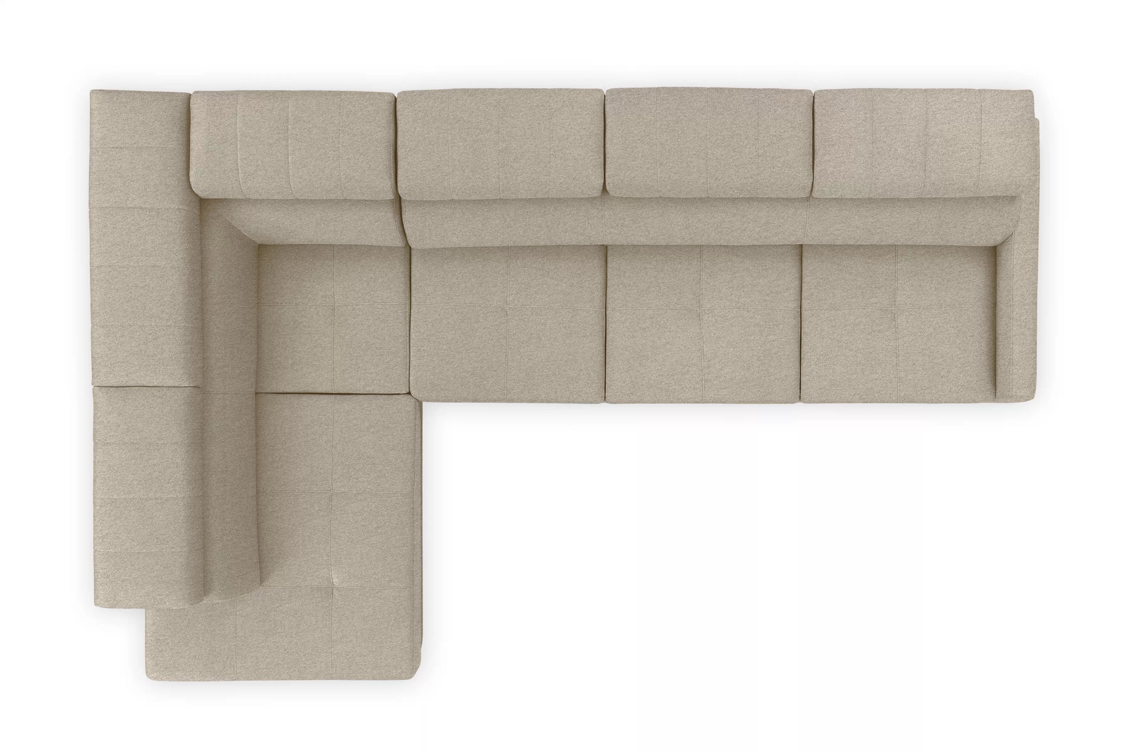 Rozkládací rohová sedací souprava Taremo Maxi levá – krémová Ado 1601 Halva Rohová sedací souprava Taremo Maxi rozkládací levá - kremowa plecionka Ado 1601 Halva