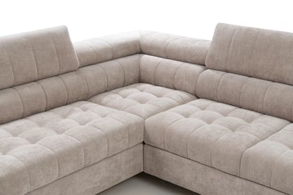Rohová sedačka Tyrion Maxi s funkciou spania ľavostranná - béžový šenil Vibe 08 Rohová sedacia súprava Tyrion Maxi s funkciou spánku Ľavá strana - béžový šenil Vibe 08