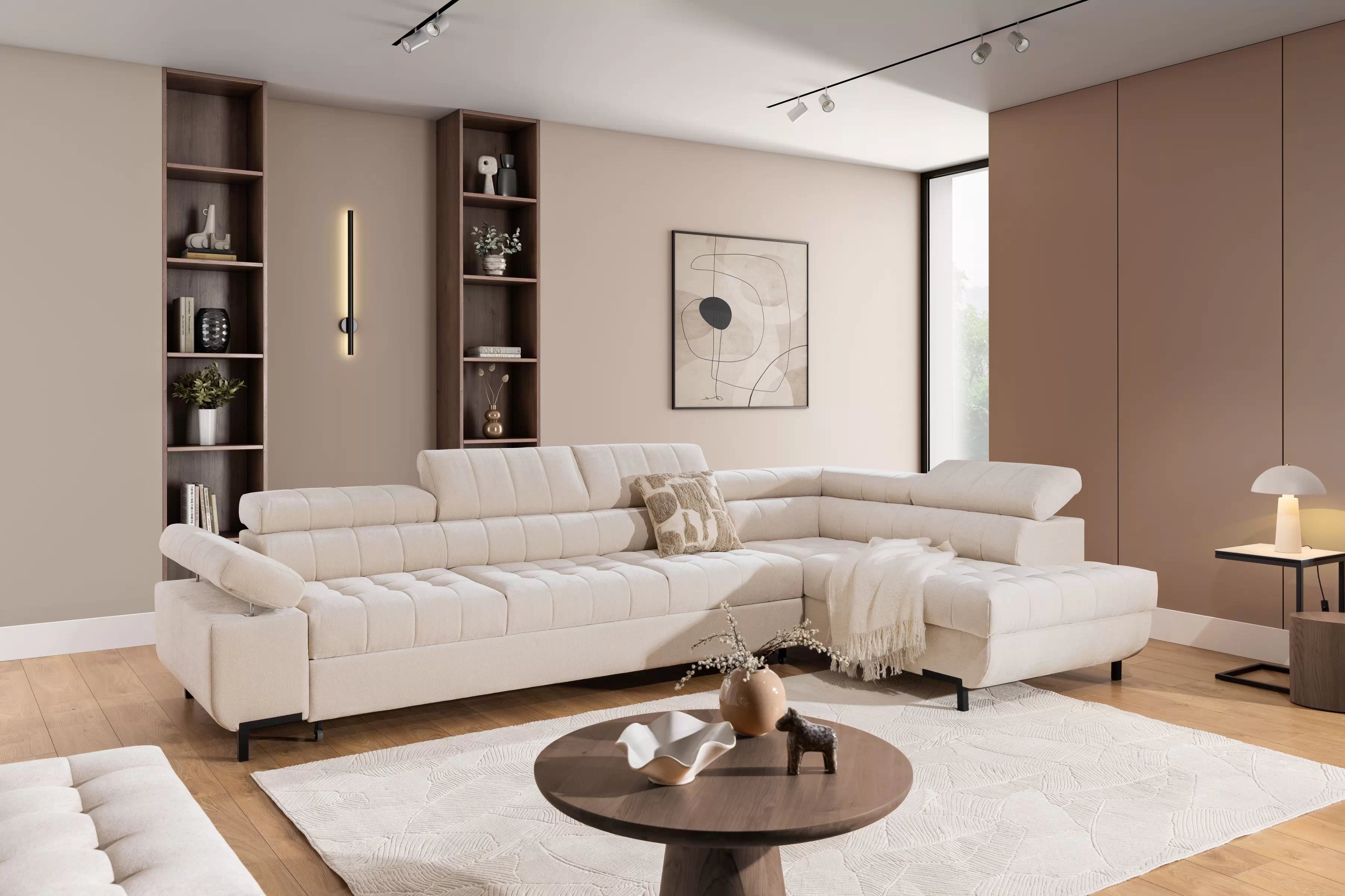 Rozkladacia rohová sedacia súprava Tyrion Maxi Rohová sedacia súprava Tyrion Maxi s funkciou spánku