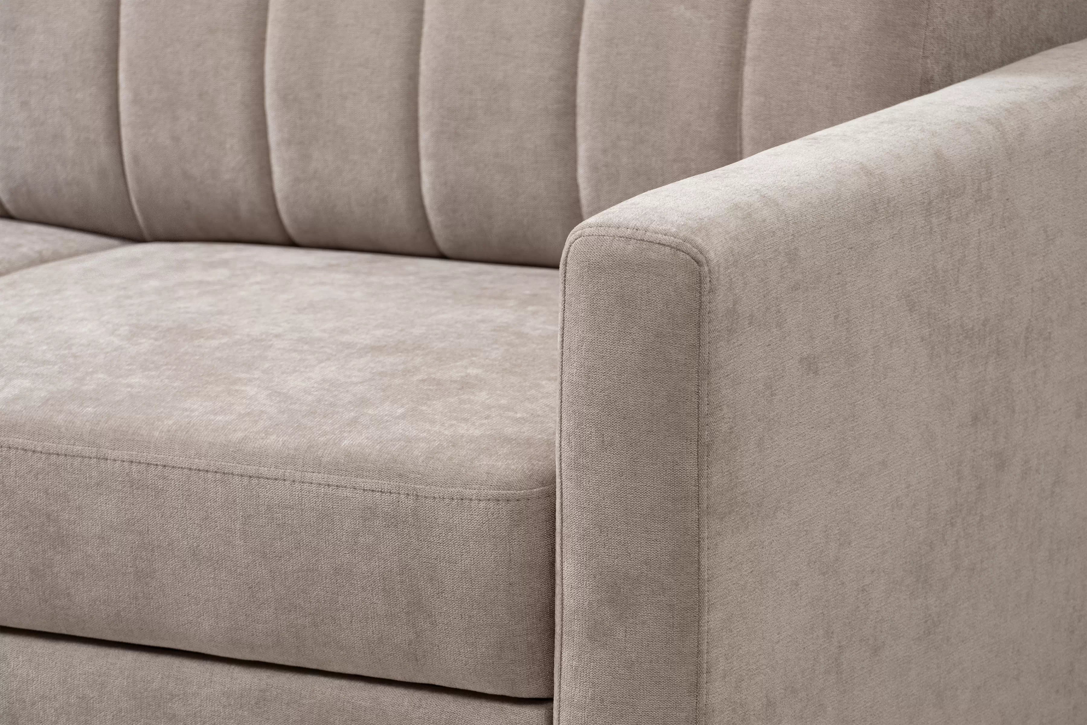 Rozkladacia rohová sedačka Vario univerzálna - béžová žinylka Wind 11 Rohová sedacia súprava Vario s funkciou spánku uniwersalny prawo/Ľavá strana - béžový šenil Wind 11 