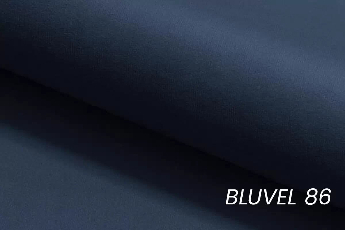 Rozkladacia rohová sedacia súprava Vario univerzálna – tmavomodrý zamat Bluvel 86 Rohová sedacia súprava Vario s funkciou spánku uniwersalny prawo/Ľavá strana - námornícka modrá velúr Bluvel 86