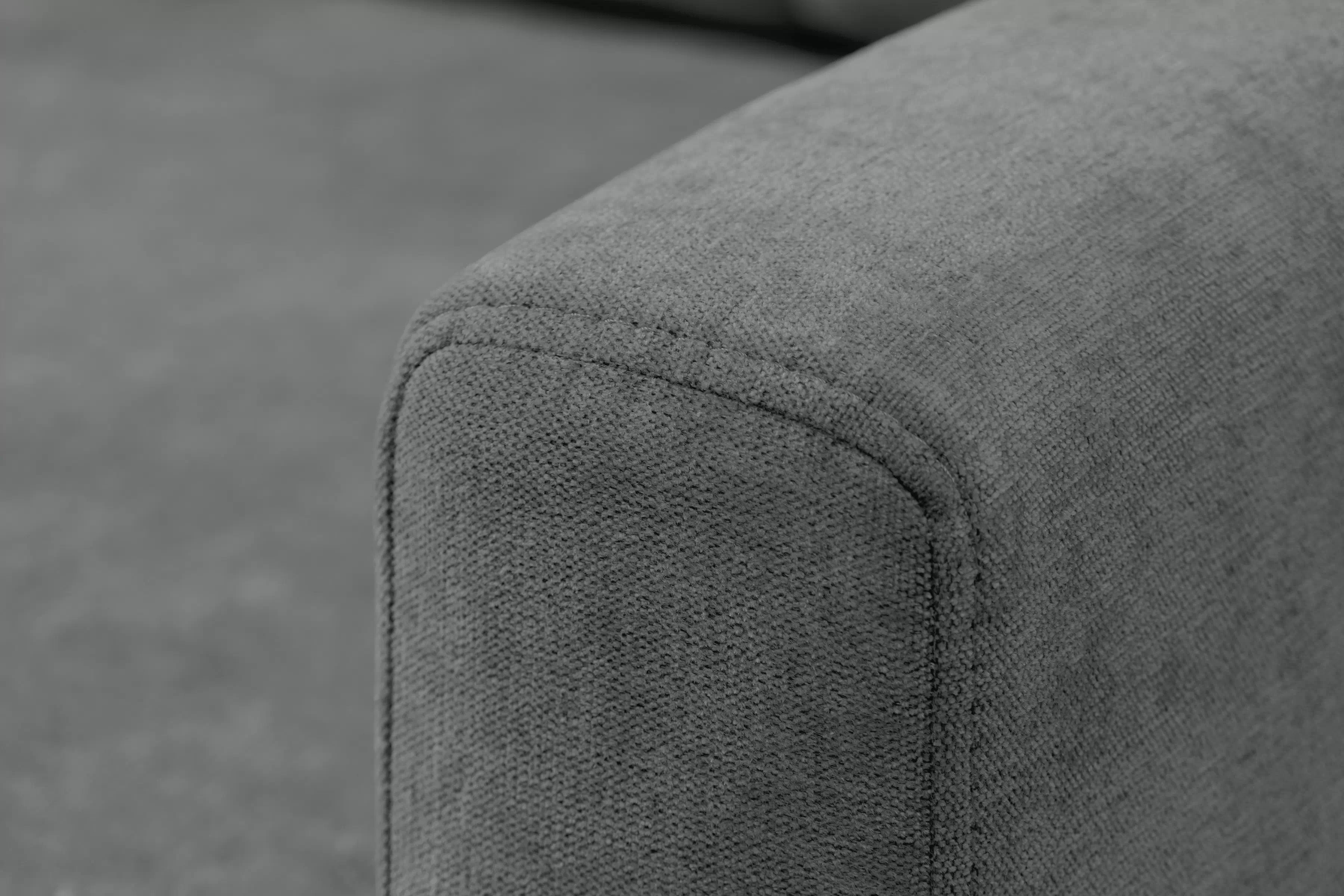 Rohová sedačka Vario s rozkladom univerzálna pravá/ľavá - sivý šenil Wind 89 Rohová sedacia súprava Vario s funkciou spánku uniwersalny prawo/Ľavá strana - šedý šenil Wind 89