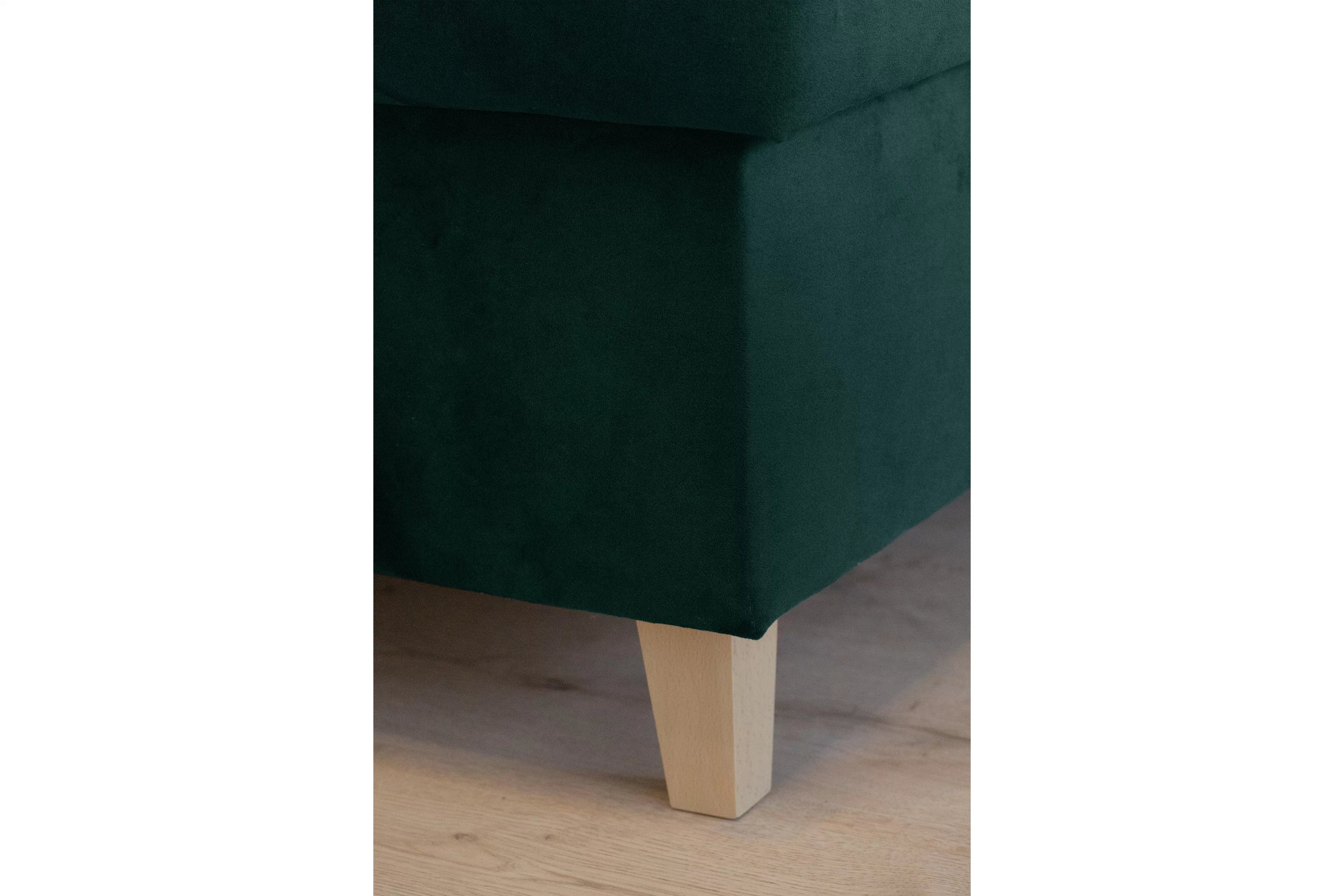 Rohová sedačka Vario s rozkladom univerzálna pravá/ľavá - zelený zamat Bluvel 78 Rohová sedacia súprava Vario s funkciou spánku uniwersalny prawo/Ľavá strana - Zelený velúr Bluvel 78