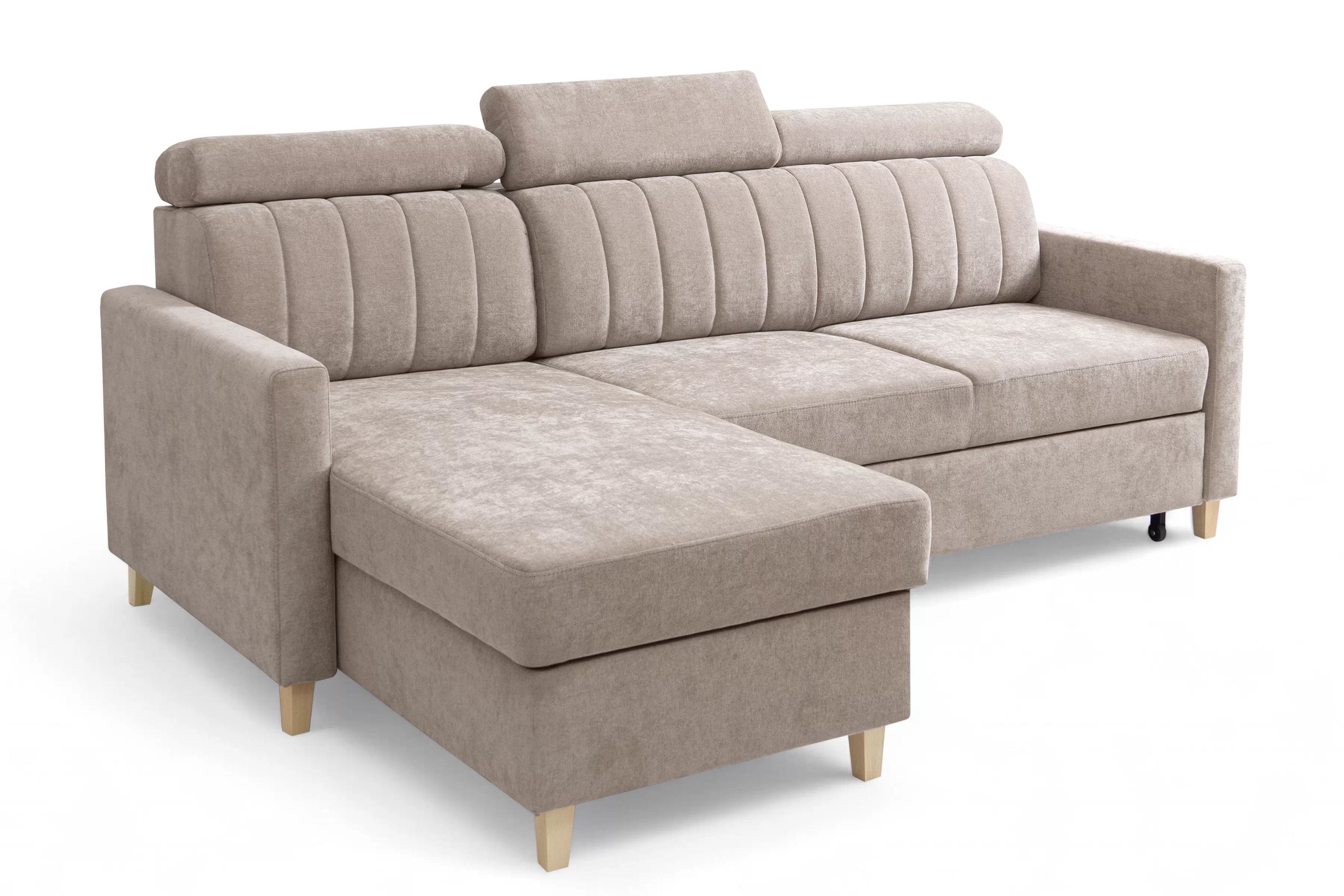 Rozkladacia rohová sedacia súprava Vario univerzálna Rohová sedacia súprava Vario s funkciou spánku uniwersalny prawo/Ľavá strana 