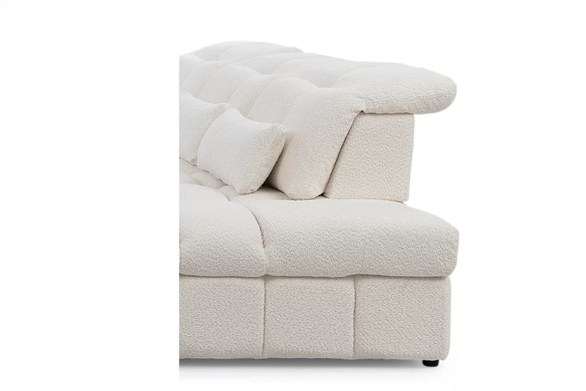 Elektrický rozkládací rohový gauč Magnelio U II Rohová sedací souprava s elektricky výsuvným sedadlem i funkce spaní Magnelio U II 