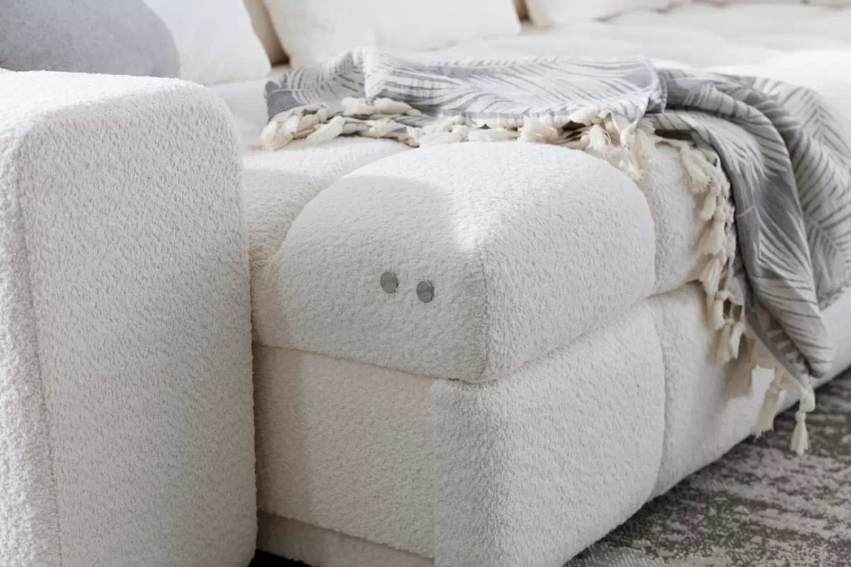 Elektrický rozkládací rohový gauč Magnelio L elektrický Rohová sedací souprava do obývacího pokoje