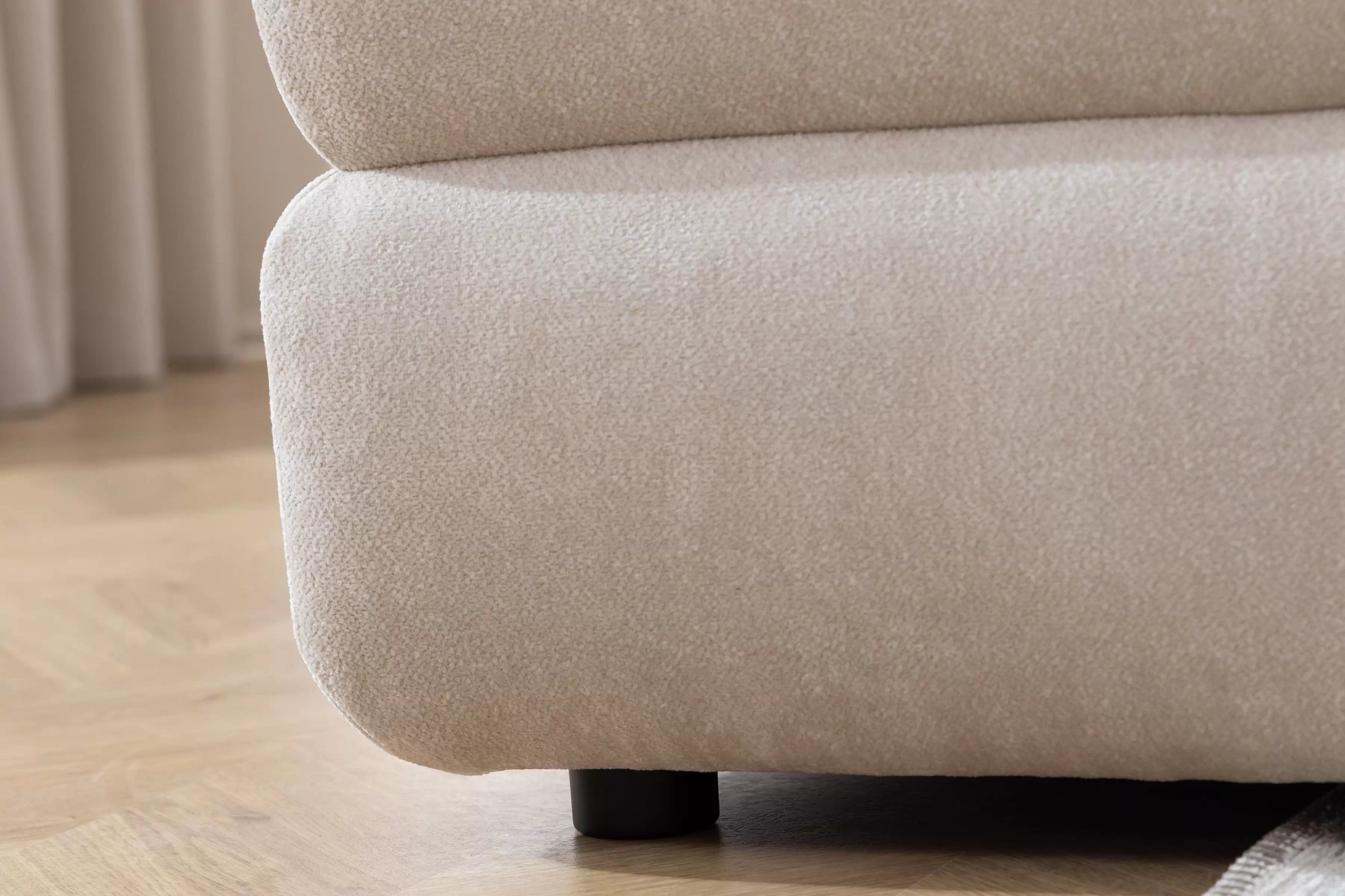 Rohová pohovka Tulia Mini s elektricky výsuvným sedákem Rohová sedací souprava z elektricky wysuwanym sedadlem Tulia Mini