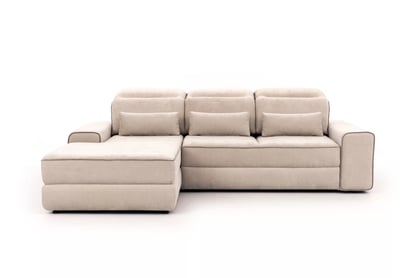 Rohová pohovka Tulia Mini s elektricky výsuvným sedákem Rohová sedací souprava z elektricky wysuwanym sedadlem Tulia Mini