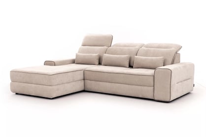 Rohová pohovka Tulia Mini s elektricky výsuvným sedákem Rohová sedací souprava z elektricky wysuwanym sedadlem Tulia Mini