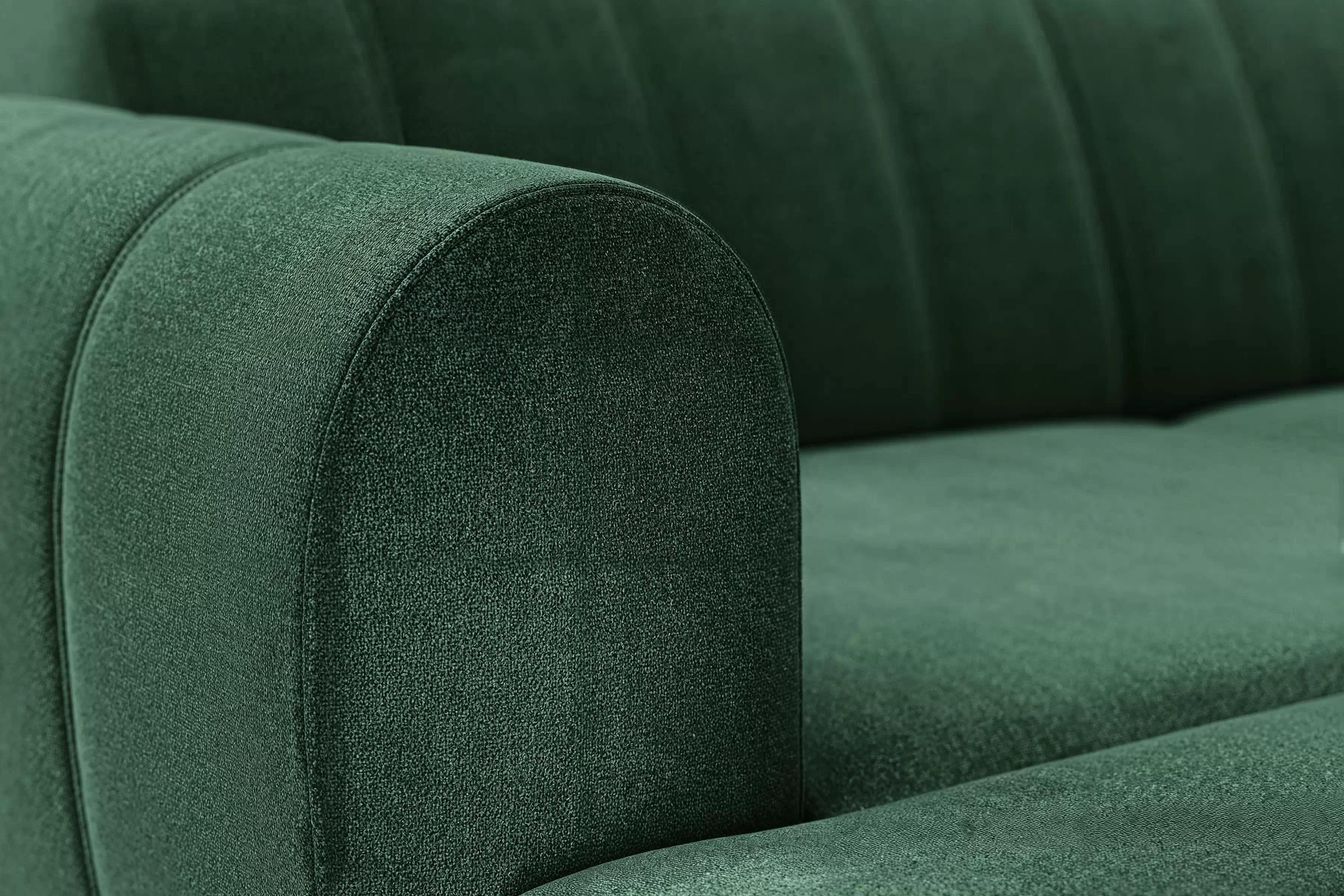 Rozkladacia rohová sedacia súprava Celias Mini ľavá - zelený zamat Kronos 19 Rohová sedacia súprava s funkciou spania Celias Mini Ľavá strana - Zelený zamat Kronos 19