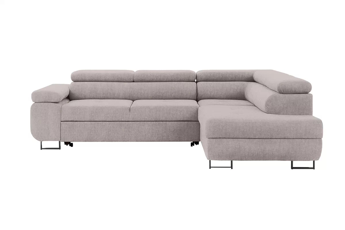 Rozkládací rohová sedací souprava Annabelle L - černé nožky Rohová sedací souprava rozkládací Annabelle L / Nohy černá