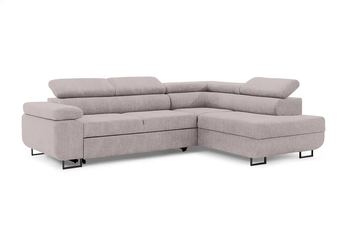 Rozkládací rohová sedací souprava Annabelle L - černé nožky Rohová sedací souprava rozkládací Annabelle L / Nohy černá