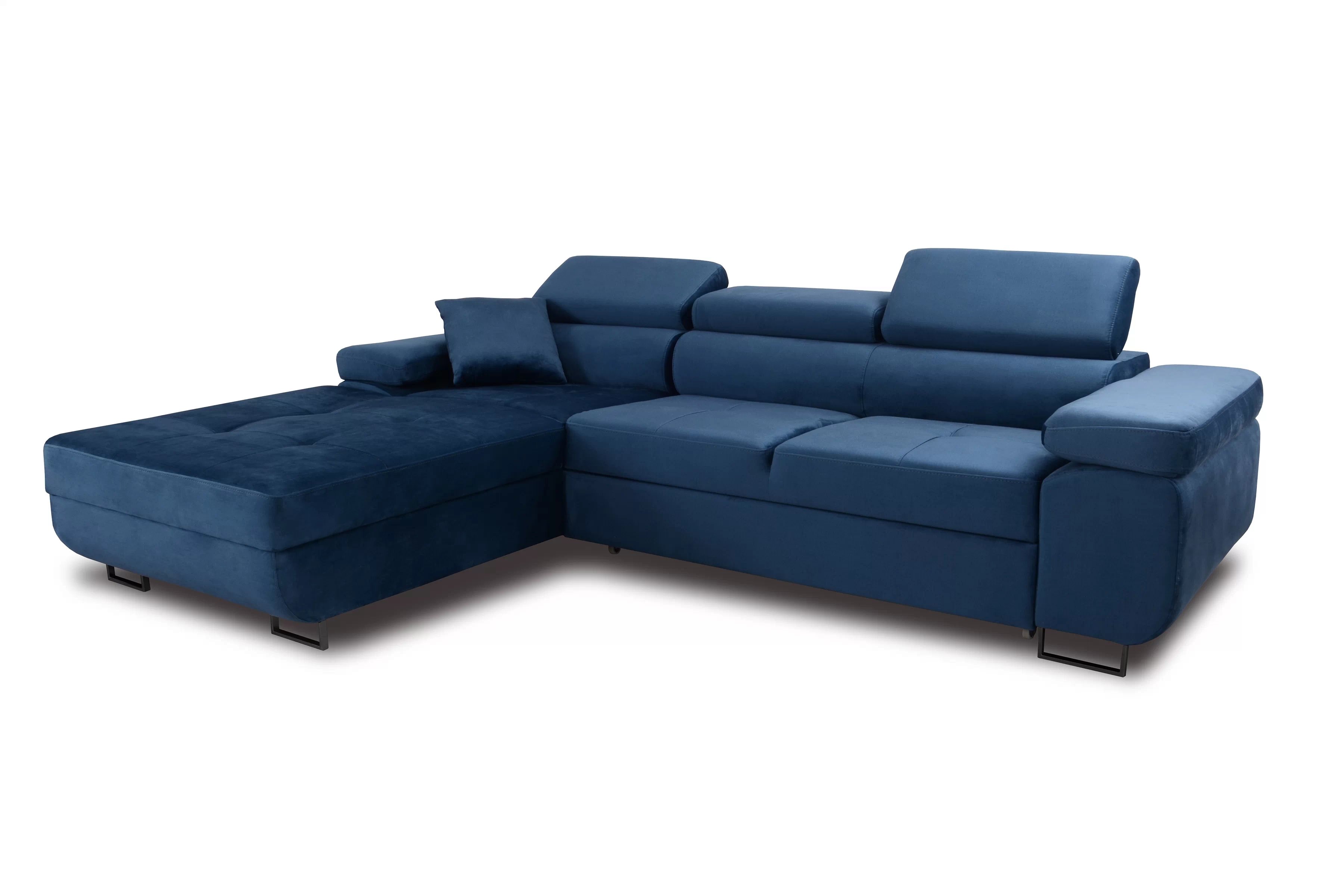 Rozkladacia rohová sedacia súprava Annabelle L II - čierne nožičky Rohová sedacia súprava s funkciou spania Annabelle L II / čierny nožičky