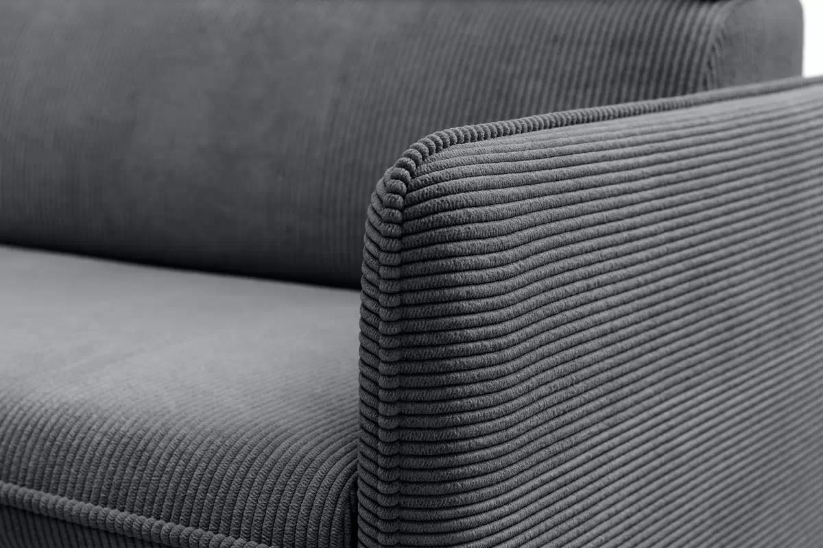 Rozkladacia rohová sedacia súprava Barcelia Mini univerzálna - šedý menčester Anafi 03 Rohová sedacia súprava s funkciou spania Barcelia Mini - šedý MENČESTER ľahkočistiaci Anafi 03