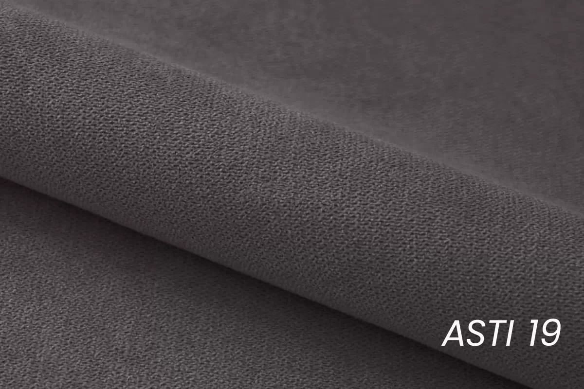 Rozkladacia rohová sedacia súprava Barcelia U - šedá látka Asti 19 Rohová sedacia súprava s funkciou spánku Barcelia U - šedá látka Asti 19