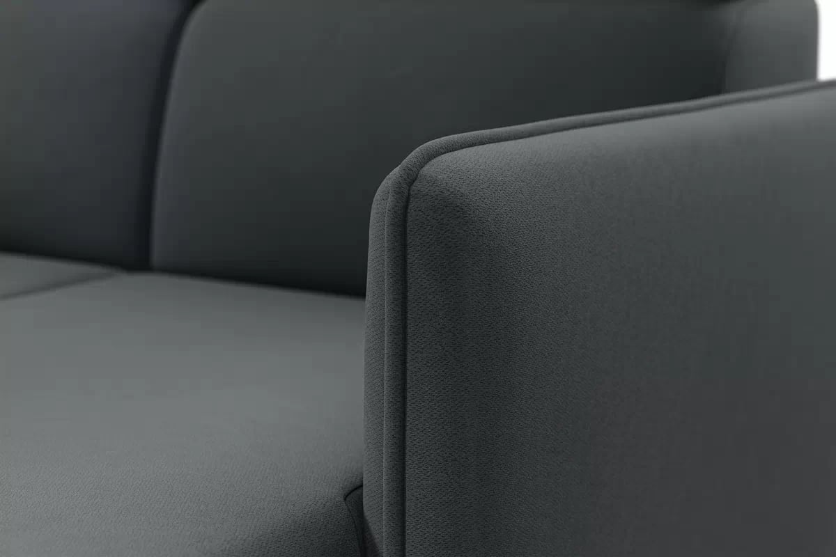 Rozkladacia rohová sedacia súprava Barcelia U - šedá látka Asti 19 Rohová sedacia súprava s funkciou spania Barcelia U - šedá látka Asti 19