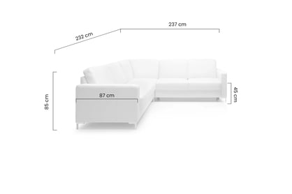 Modulová rohová sedací souprava Basic 2,5F-E-2SK Rohová sedací souprava rozkládací Basic levá 237x232 cm