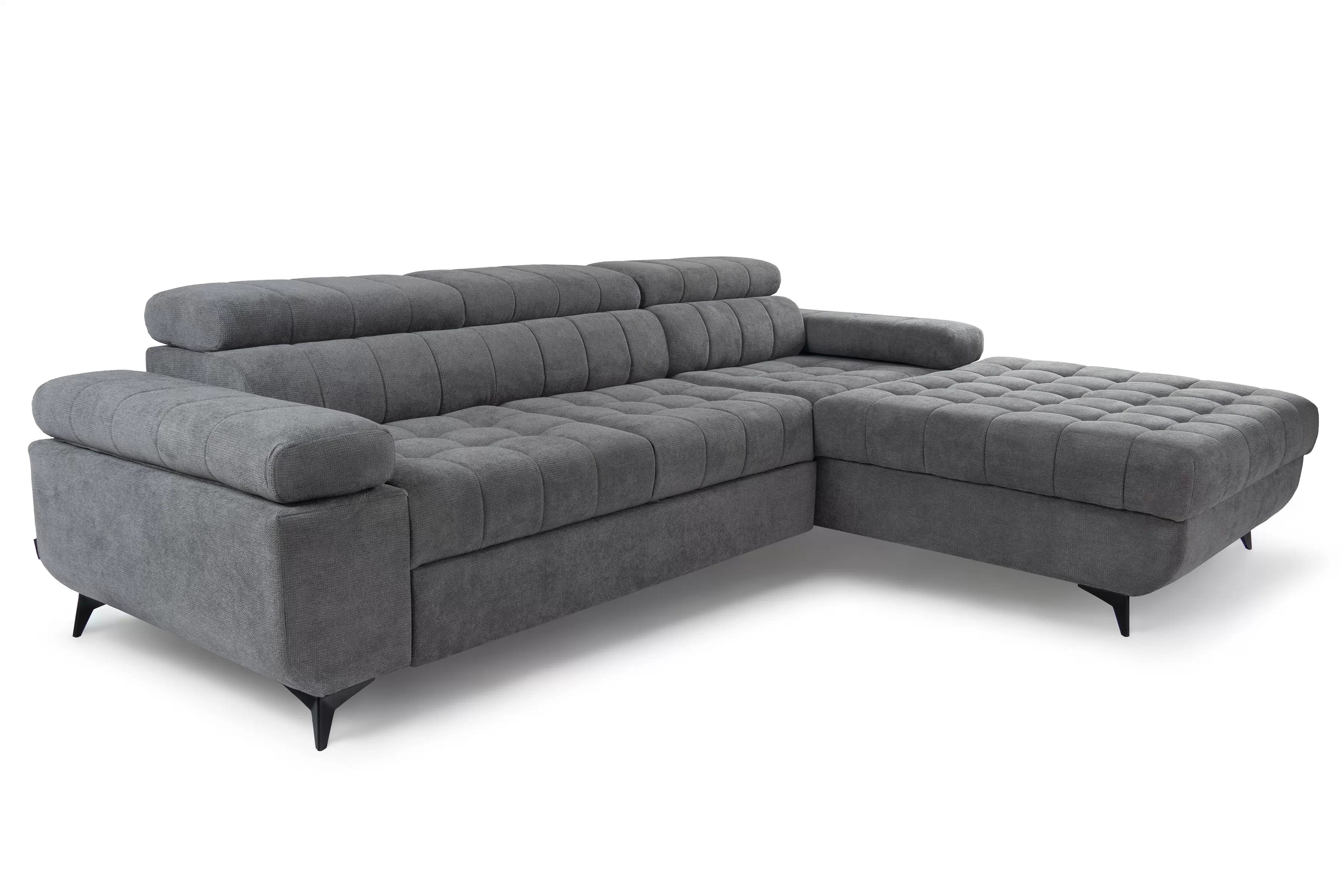 Rozkladacia rohová sedačka do obývacej izby Dragonis L II Rohová sedacia súprava s funkciou spánku Dragonis L II