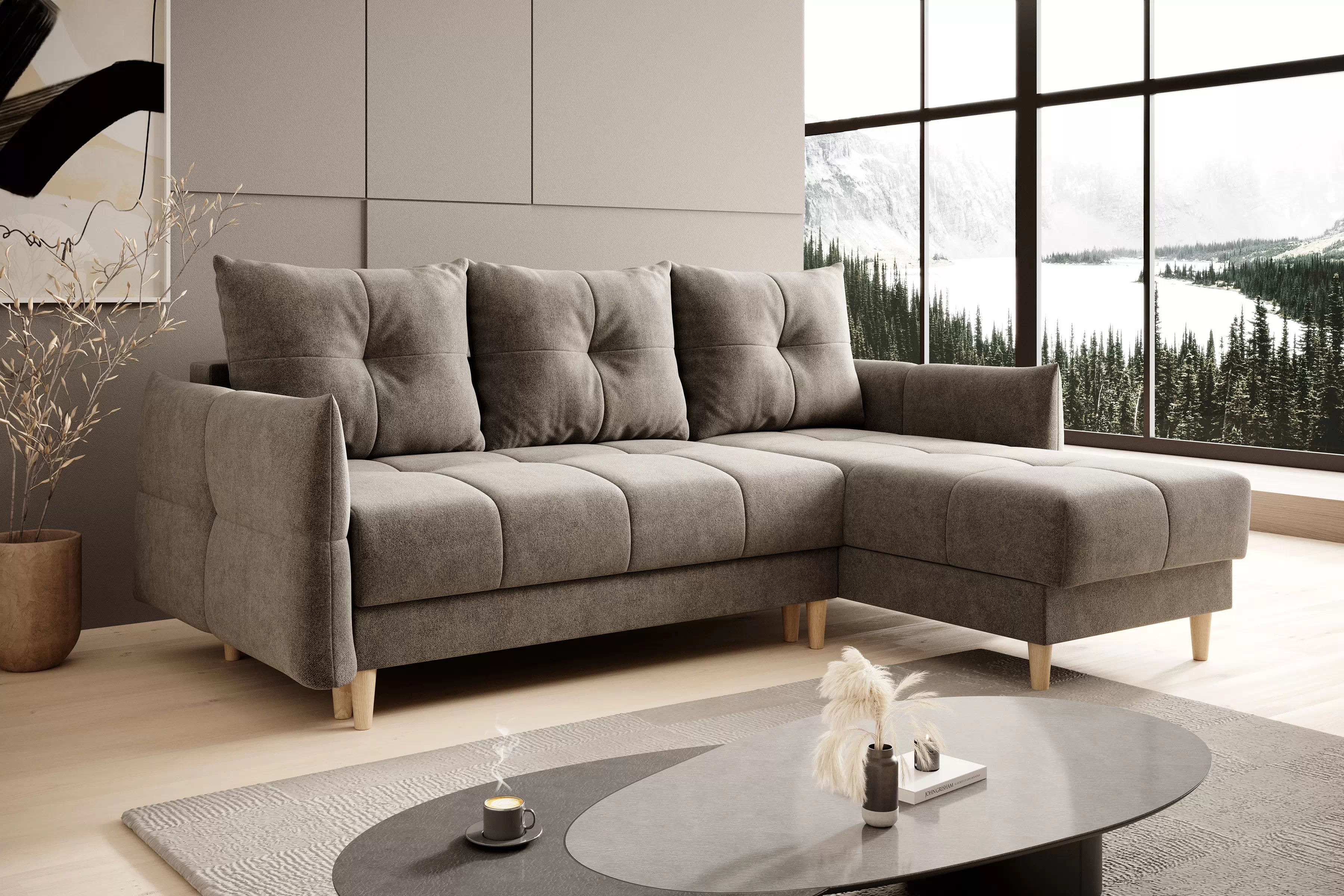 Rozkládací rohová sedací souprava Fitelia Rohová sedací souprava rozkládací Fitelia 