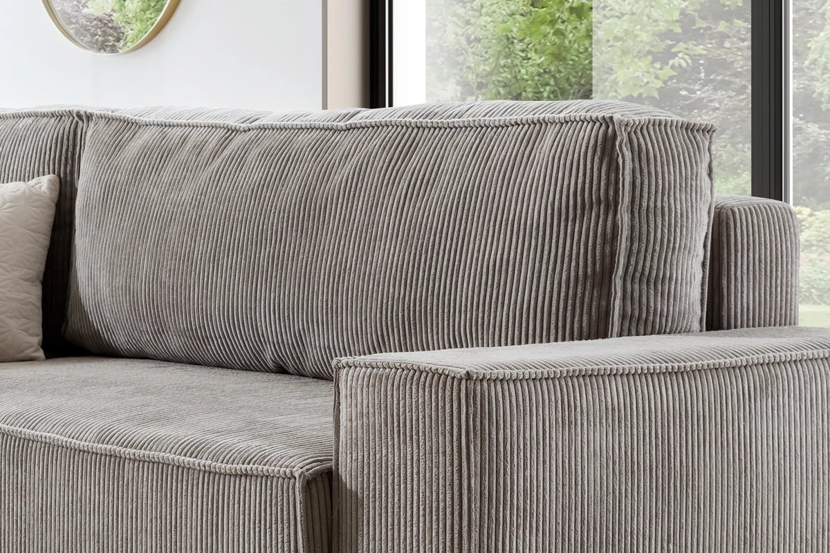 Rozkladacia rohová sedacia súprava Flabio L Rohová rozkladacia sedačka Flabio L - detail bočnej strany