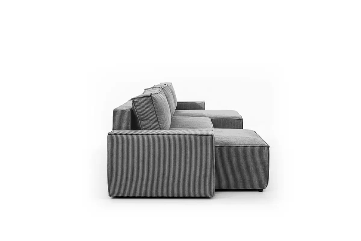 Rozkladacia rohová sedacia súprava Flabio U II - šedý menčester Lincoln 90 Rohová sedacia súprava s funkciou spania Flabio U II - šedý MENČESTER ľahkočistiaci Anafi 2 