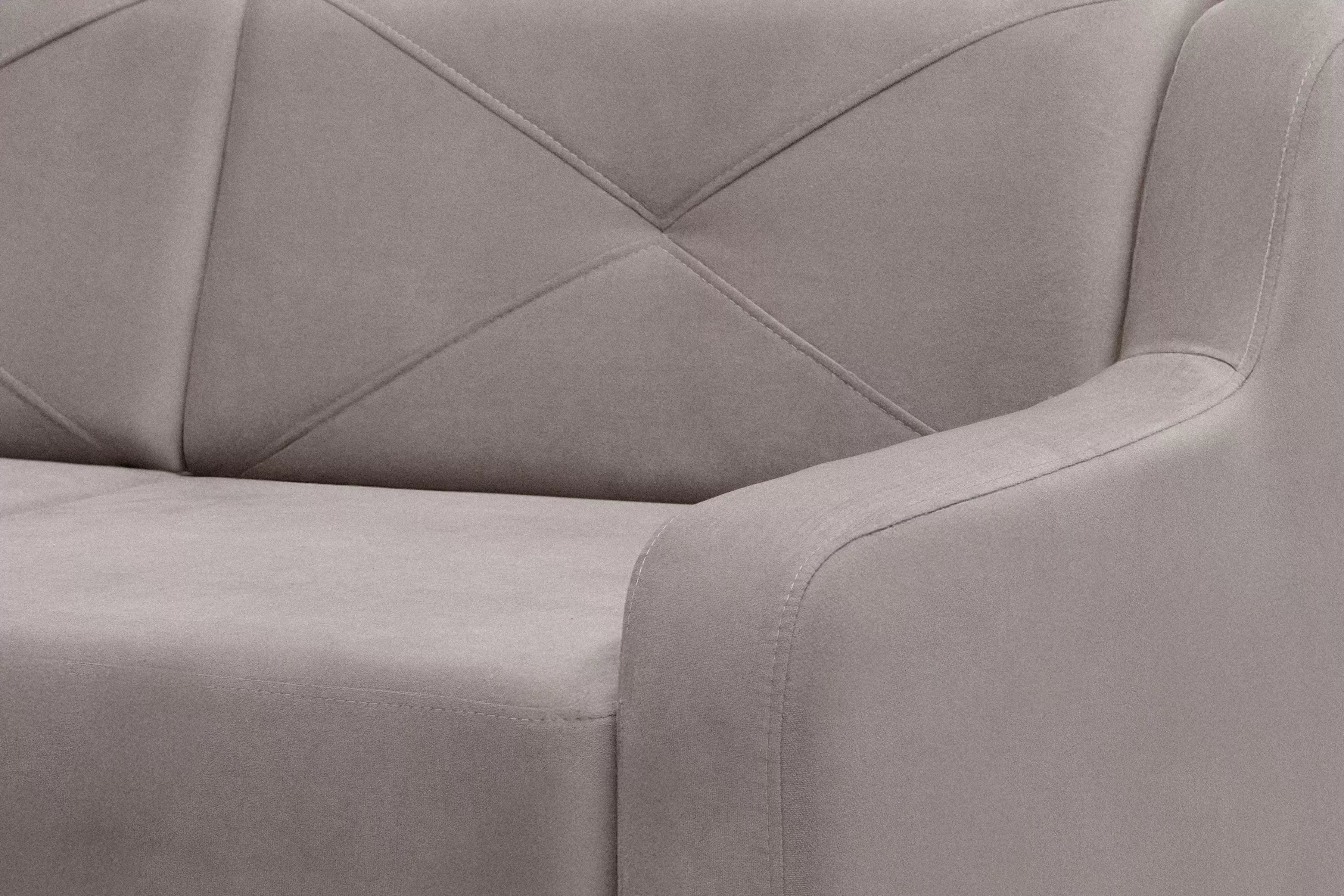 Rohová sedačka Laksaro s rozkladom ľavostranná - tmavý béžový zamat Jasmine 25 Rohová sedacia súprava s funkciou spánku Laksaro Ľavá strana - jasno Hnedý velúr Jasmine 25